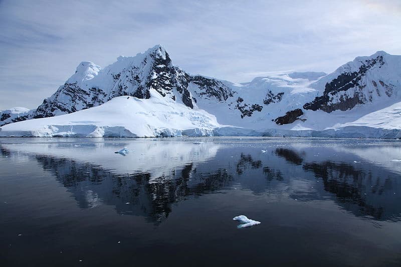 Beautiful scenery just north of Waterboat Point on the Antarctic Peninsula.