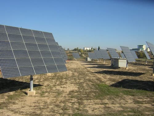 The Bellpuig Solar Park in Spain has pole-mounted 2-axis trackers to increase efficiency