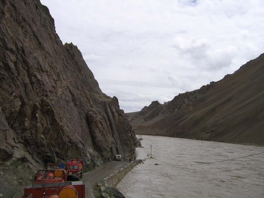 Flooding in Indus River