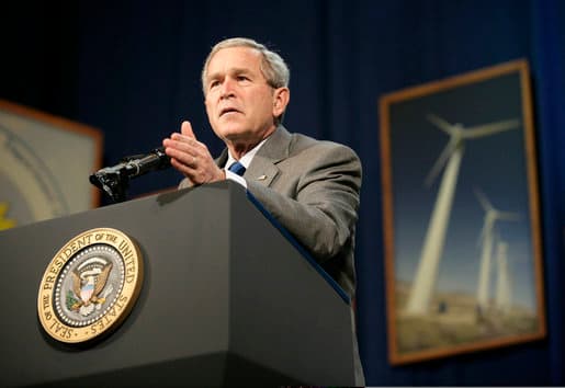Former President George W. Bush invested in hydrogen fuel cells
