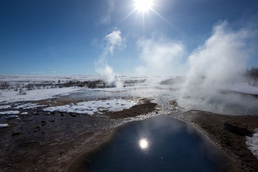 Geyser and Hotspring pools, Iceland