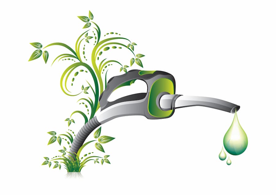 Green Fuel Pump Nozzle