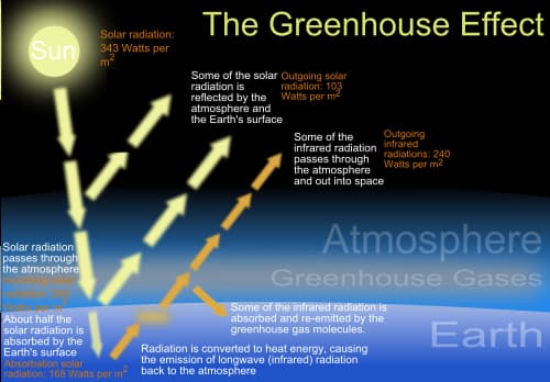 Greenhouse Effect Diagram