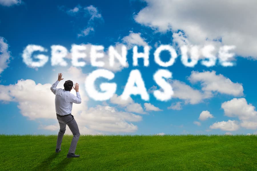 Greenhouse Gas Clouds