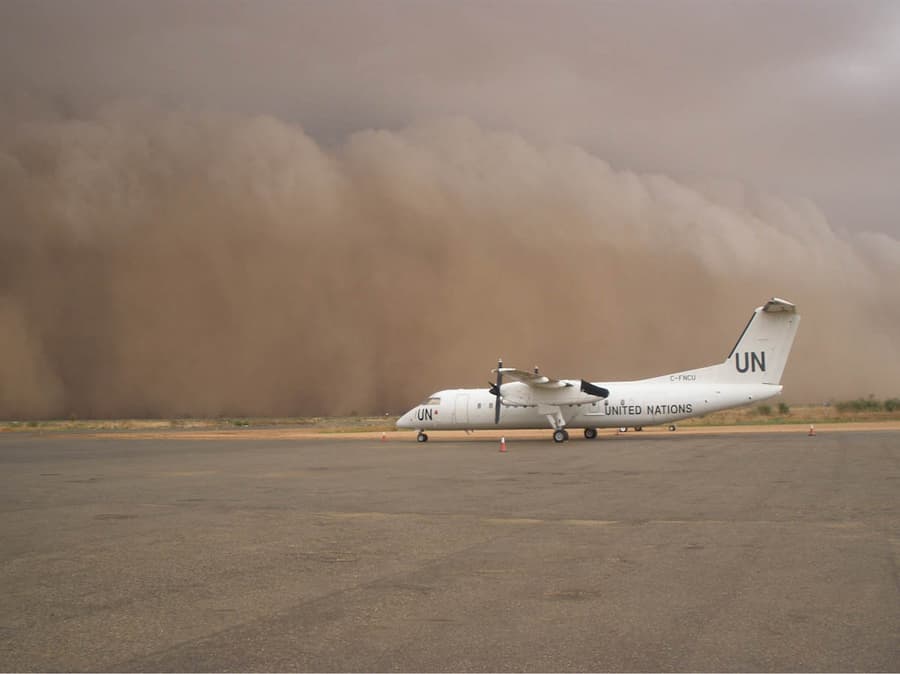 Dust storms are devastating to crops and will spread disease as well