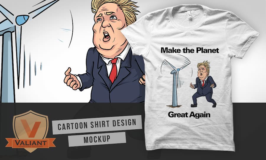 Make the planet great again t-shirt.
