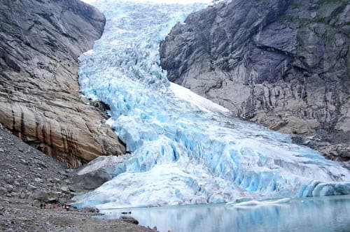 Melting glaciers pose a serious risk to human civilization as they will decrease fresh water resources and will raise sea levels