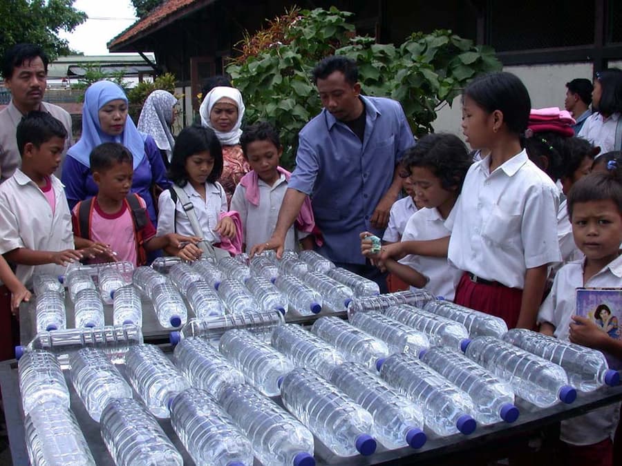 Solar water disinfection in Indonesia