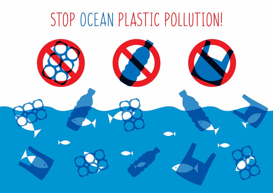 Stop Ocean Plastic Pollution Graphic