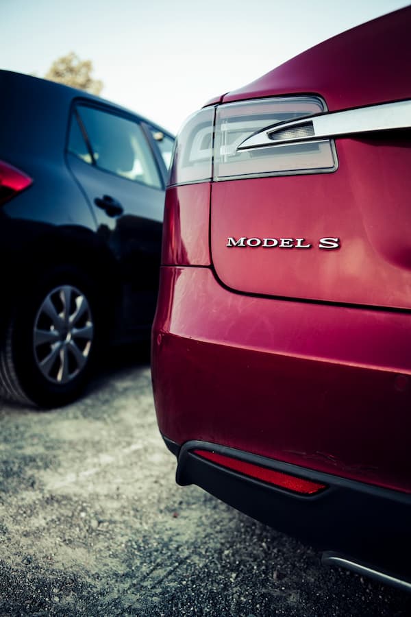 Electric Car Model S Closeup