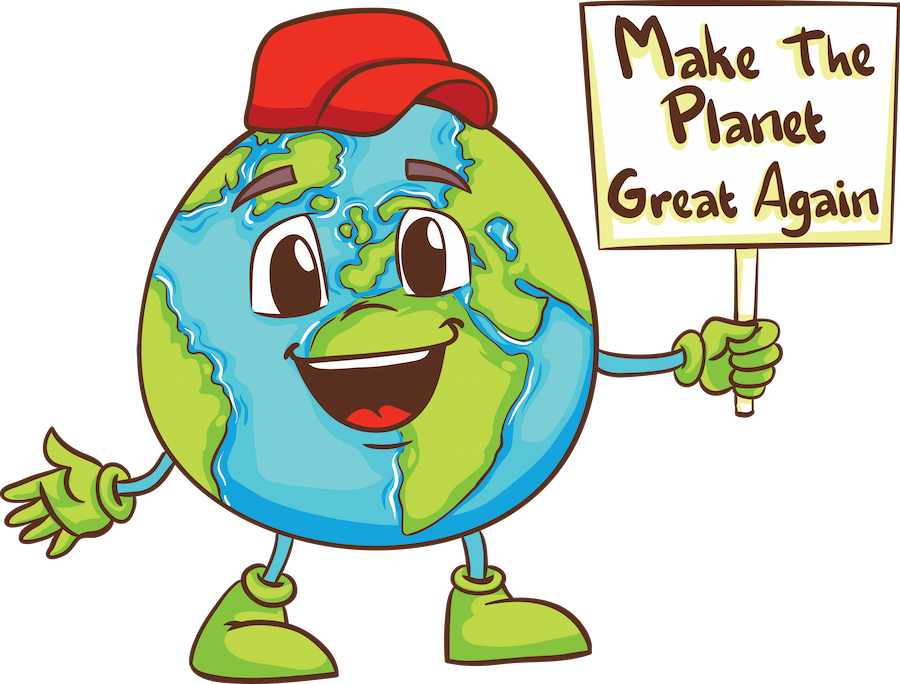 Make the Planet Great Again (with hat)